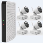 4MP Battery Wifi PIR IP Camera Kit